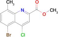 Methyl 5-bromo-4-chloro-8-methylquinoline-2-carboxylate
