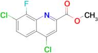 Methyl 4,7-dichloro-8-fluoroquinoline-2-carboxylate