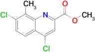 Methyl 4,7-dichloro-8-methylquinoline-2-carboxylate