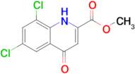 Methyl 6,8-dichloro-4-oxo-1,4-dihydroquinoline-2-carboxylate