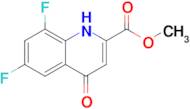 Methyl 6,8-difluoro-4-oxo-1,4-dihydroquinoline-2-carboxylate