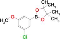 2-(3-Chloro-5-methoxyphenyl)-4,4,5,5-tetramethyl-1,3,2-dioxaborolane