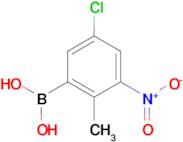 (5-Chloro-2-methyl-3-nitrophenyl)boronic acid