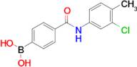 (4-((3-Chloro-4-methylphenyl)carbamoyl)phenyl)boronic acid