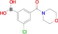 (3-Chloro-5-(morpholine-4-carbonyl)phenyl)boronic acid