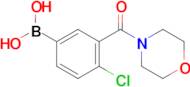 (4-Chloro-3-(morpholine-4-carbonyl)phenyl)boronic acid