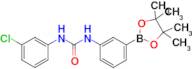 1-(3-Chlorophenyl)-3-(3-(4,4,5,5-tetramethyl-1,3,2-dioxaborolan-2-yl)phenyl)urea