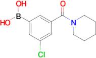 (3-Chloro-5-(piperidine-1-carbonyl)phenyl)boronic acid