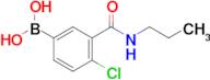 (4-Chloro-3-(propylcarbamoyl)phenyl)boronic acid