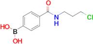 (4-((3-Chloropropyl)carbamoyl)phenyl)boronic acid