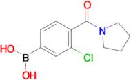 (3-Chloro-4-(pyrrolidine-1-carbonyl)phenyl)boronic acid