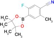 5-Fluoro-2-methyl-4-(4,4,5,5-tetramethyl-1,3,2-dioxaborolan-2-yl)benzonitrile