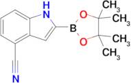 2-(4,4,5,5-Tetramethyl-1,3,2-dioxaborolan-2-yl)-1H-indole-4-carbonitrile