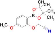 2-(5-Methoxy-2-(4,4,5,5-tetramethyl-1,3,2-dioxaborolan-2-yl)phenoxy)acetonitrile