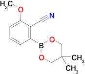 2-(5,5-Dimethyl-1,3,2-dioxaborinan-2-yl)-6-methoxybenzonitrile