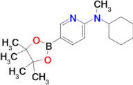 N-Cyclohexyl-N-methyl-5-(4,4,5,5-tetramethyl-1,3,2-dioxaborolan-2-yl)pyridin-2-amine