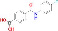 (4-((4-Fluorophenyl)carbamoyl)phenyl)boronic acid
