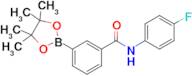 N-(4-Fluorophenyl)-3-(4,4,5,5-tetramethyl-1,3,2-dioxaborolan-2-yl)benzamide