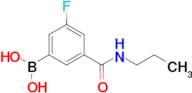 (3-Fluoro-5-(propylcarbamoyl)phenyl)boronic acid