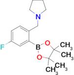 1-(4-Fluoro-2-(4,4,5,5-tetramethyl-1,3,2-dioxaborolan-2-yl)benzyl)pyrrolidine