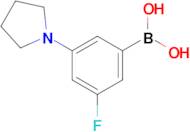 (3-Fluoro-5-(pyrrolidin-1-yl)phenyl)boronic acid