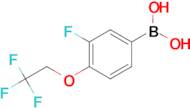 (3-Fluoro-4-(2,2,2-trifluoroethoxy)phenyl)boronic acid