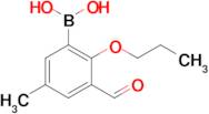 (3-Formyl-5-methyl-2-propoxyphenyl)boronic acid