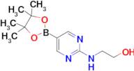 2-((5-(4,4,5,5-Tetramethyl-1,3,2-dioxaborolan-2-yl)pyrimidin-2-yl)amino)ethanol