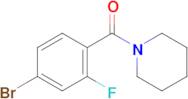 (4-Bromo-2-fluorophenyl)(piperidin-1-yl)methanone