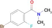 4-Bromo-2-fluoro-N,N-dimethylbenzamide