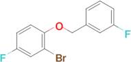 2-Bromo-4-fluoro-1-((3-fluorobenzyl)oxy)benzene