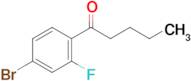 1-(4-Bromo-2-fluorophenyl)pentan-1-one
