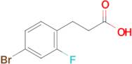 3-(4-Bromo-2-fluorophenyl)propanoic acid