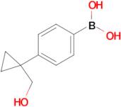 (4-(1-(Hydroxymethyl)cyclopropyl)phenyl)boronic acid