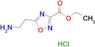 Ethyl 5-(2-aminoethyl)-1,2,4-oxadiazole-3-carboxylate hydrochloride