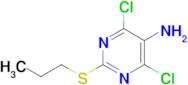 4,6-Dichloro-2-(propylthio)pyrimidin-5-amine