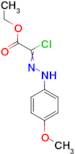 Ethyl 2-chloro-2-(2-(4-methoxyphenyl)hydrazono)acetate