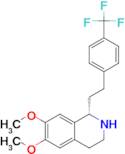 (S)-6,7-Dimethoxy-1-(4-(trifluoromethyl)phenethyl)-1,2,3,4-tetrahydroisoquinoline