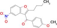 (2-Butyl-5-nitrobenzofuran-3-yl)(4-methoxyphenyl)methanone