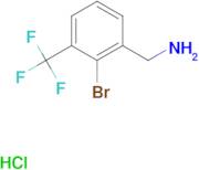 (2-Bromo-3-(trifluoromethyl)phenyl)methanamine hydrochloride