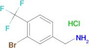 (3-Bromo-4-(trifluoromethyl)phenyl)methanamine hydrochloride