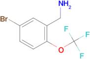 (5-Bromo-2-(trifluoromethoxy)phenyl)methanamine