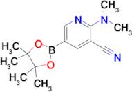 2-(Dimethylamino)-5-(4,4,5,5-tetramethyl-1,3,2-dioxaborolan-2-yl)nicotinonitrile