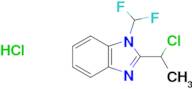 2-(1-Chloroethyl)-1-(difluoromethyl)-1H-benzo[d]imidazole hydrochloride