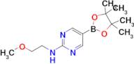 N-(2-Methoxyethyl)-5-(4,4,5,5-tetramethyl-1,3,2-dioxaborolan-2-yl)pyrimidin-2-amine