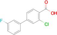3-Chloro-3'-fluoro-[1,1'-biphenyl]-4-carboxylic acid