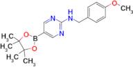 N-(4-Methoxybenzyl)-5-(4,4,5,5-tetramethyl-1,3,2-dioxaborolan-2-yl)pyrimidin-2-amine