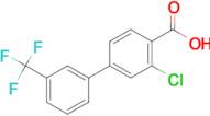 3-Chloro-3'-(trifluoromethyl)-[1,1'-biphenyl]-4-carboxylic acid