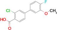 3-Chloro-4'-fluoro-3'-methoxy-[1,1'-biphenyl]-4-carboxylic acid