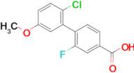 2'-Chloro-2-fluoro-5'-methoxy-[1,1'-biphenyl]-4-carboxylic acid